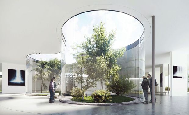 轻井泽千住博美术馆