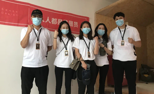 ▲ 开展“人人都是监督员”，每周进行工地巡检