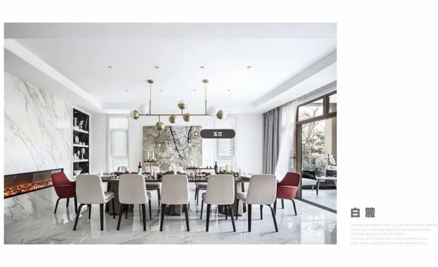 作品《清麓》中的《谜鹿》与《上善若水·观澜》系列，也都与空间混融一体，将东方意境的表达诠释得淋漓尽致。