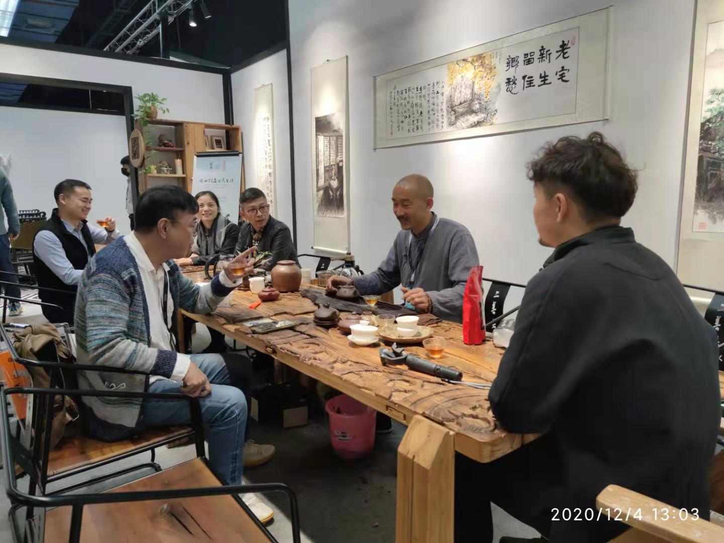 2020年与孙少川、孙军、李扬在广州设计周