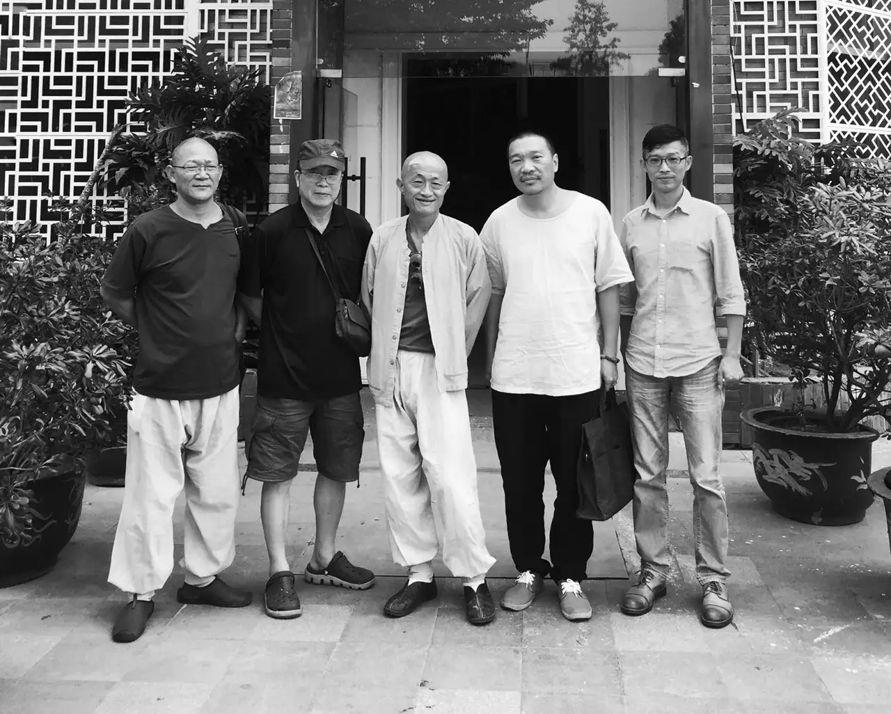 国美几位老教师聚会
