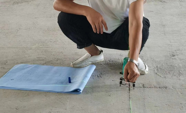 现场放装修线