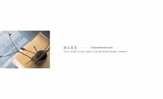 Q:
生活中最大的爱好是什么？是否将它融入了设计中？

A：
爱好：喝茶
喝茶（品茗）应该具备一种仪式感，营造恰当逢时的氛围，方能烘托出一个“品”字，这不只是简单的形式，更是对人的精神皈依休憩的一种盛载。

以往的作品案例中，我也设计了很多茶室空间，从结构布局来划分，包含了3种茶室类型。