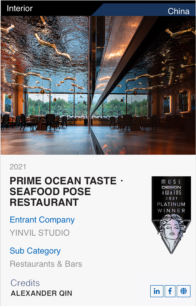 应物象形获美国缪斯设计奖铂金奖（MUSE Design Awards 2021）