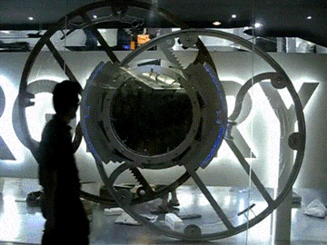 黄书恒设计台湾远雄集团上海虹桥
营销展示中心的机械装置
