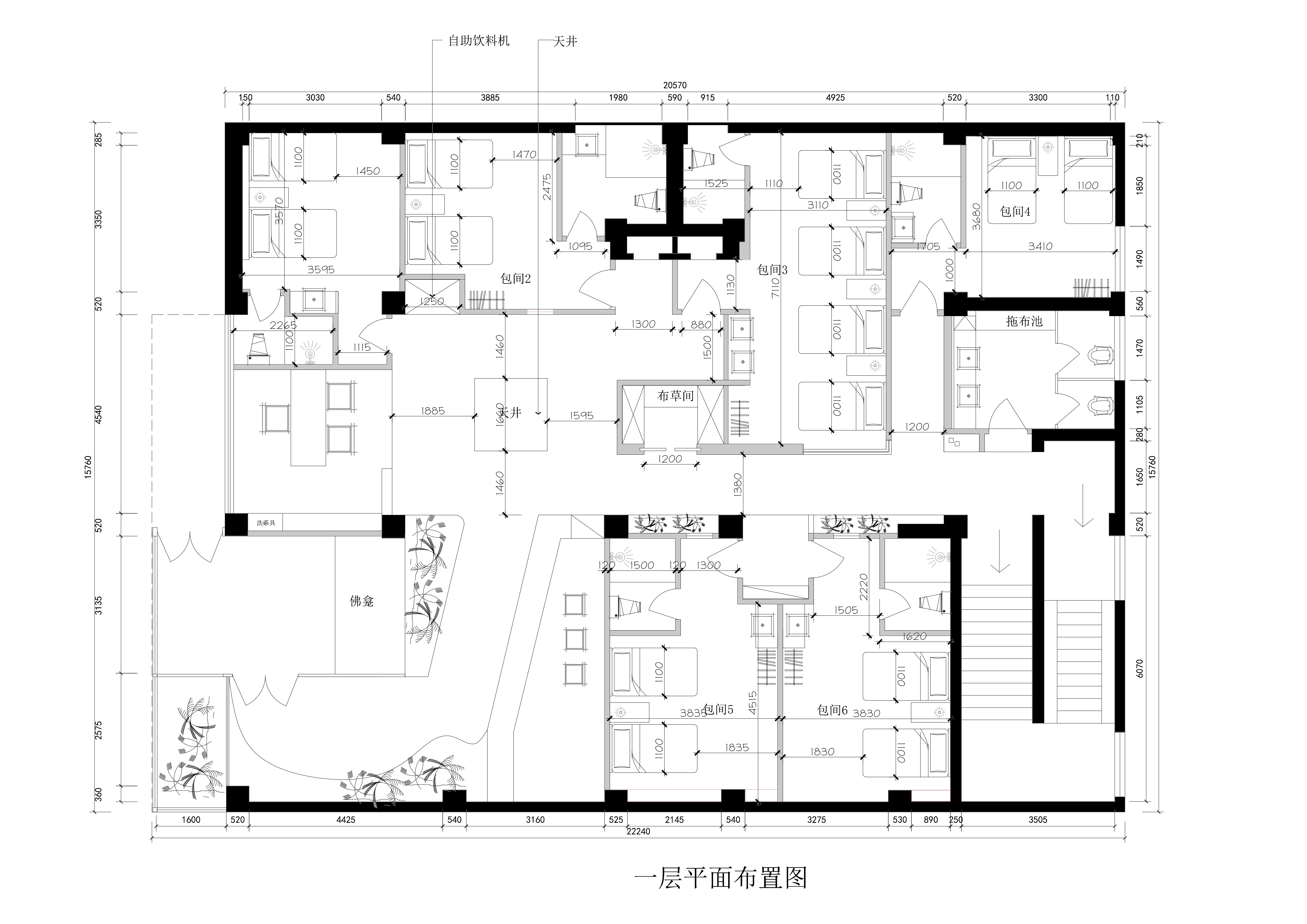 一层平面方案