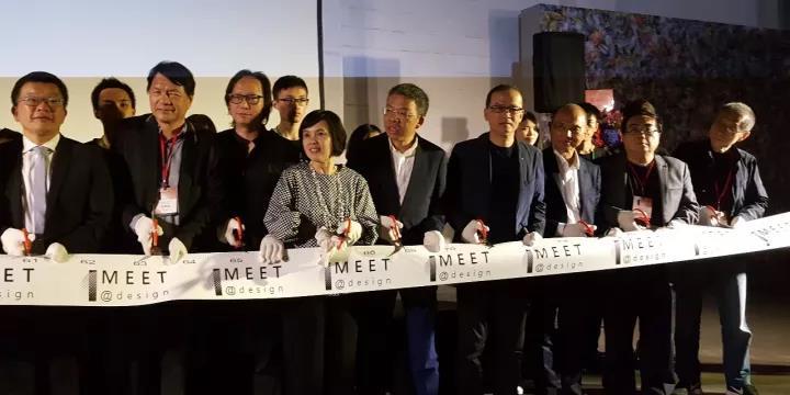 剪彩嘉宾左起：
台湾“立法院”副院长 蔡其昌
台湾室内设计专技协会理事长 何武贤
柏仁国际联合设计总经理 杜柏均
Meissen上海董事长 叶佳琪 
拉菲德堡董事长 林耀生
邱德光设计事务所.主持人暨总设计师 邱德光
时尚设计大师 Jimmy Choo OBE
台湾室内设计装修商业同业公会全国联合会理事长 陈俊明 
台湾室內设计协会前理事长 陈国华