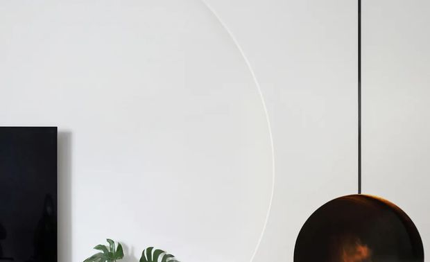 ▲ 作品《行云曲》以界面对距离予以分隔或连接，形成特有的艺术美感