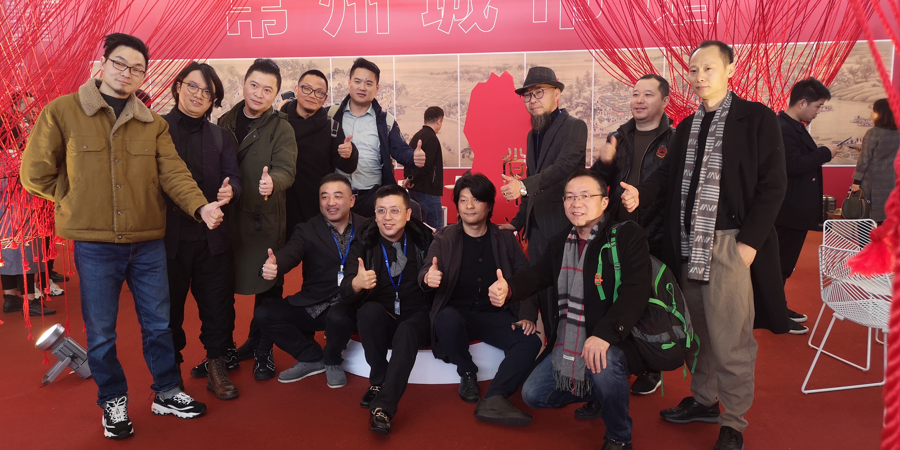 常州设计师在常州馆合影