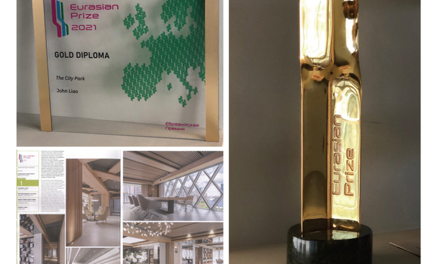 本文由OPEN编辑部撰写

俄罗斯Eurasian Prize Awards
为面向欧亚大陆的重要设计大奖之ㄧ，
致力表彰奉献、参与，
建筑设计、室内设计、城市规划的个人设计师及设计公司，
同时颁奖典礼为奖项的瞩目焦点，
于一年一度的Arch Eurasia 峰会举行，
每年吸引各国设计好手，共襄盛举角逐此项权威大奖；
第16届赛事于俄罗斯、意大利及德国等22个国家中，
评选出主要奖项建筑设计8位金奖、
城市规划4位金奖、室内设计4位金奖，
每一个金奖更是各分类的唯一得主，
唯有该项目的佼佼者，方能获得「金奖荣耀」，
如此竞争激烈之下，夺得奖项者，
势必为设计界的模范！

呈现居者与众不同的家宅美学，
廖韦强总监
于《THE CITY PARK》作品中，
将日式文化为背景主题，
给予自日本移居来台的业主，
拥有一处家乡氛围的宅邸，
并藉由环绕式动线串连公、私领域，
使家人间紧密互动之馀，
又能各自享受私人空间，
如此贴合使用者需求的钜作，
除了荣获2021Eurasian Prize Awards「室内设计-GOLD」，
也于历时悠久、素有设计奖中奖的2021德国German Design Award、
强调独特性及原创性的2021台湾TID Award，
以及指标设计奖项2021 Singapore Good Design，
分别荣获「特别表彰奖」、「居住空间类—TID奖」、
「Winner」奖项，
如此深受国际评审的青睐认可，
大力展现唐林设计对空间的非凡品味！

此外，
2021Eurasian Prize Awards，
得奖的另一作品《Stunning Beauty of Paris》，
则遵循设计逻辑及天马行空的想法，
将空间、光线、动线、窗景及人齐聚一起，
并整合切割重整为平衡兼具创意的空间，
呈现具现代风格又舒适的宅邸，
并获得「室内设计- Shortlist」奖项，
将独特的美学概念呈现给设计迷！
