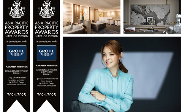 本文由OPEN编辑部撰写
英国国际地产大奖 International Property Awards(IPA),自1993年举办首届赛事,迄今已有逾三十年历史,是世界知名的建筑、室内设计指标性奖项之一。2024年,IPA彙集超过100位具不同背景和知识的专业人士筹组评审团,针对参赛作品进行严格的评选,能于其中脱颖而出的每宗设计,无疑皆为设计界的佼佼名作。
本次赛事,舒杰设计创办人暨设计总监 陈琬婷 以古典诗词中咏山怀水的文化发想,透过各式建材肌理佐搭和谐的大地色系,织就飘逸东方山水美学的优美商空《富居山水》;另一件作品《轻奢‧水色四季》则铺叙纹路粗犷的石材及艺术涂料,间或缀点优雅简约线面,描绘层次丰富的轻奢质感家居。两件精妙美作皆夺得2024 International Property Awards的Winner荣耀,令品牌美学于国际舞台再显光采!
获奖作品《富居山水》