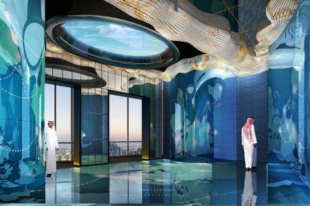 △迪拜·哈利法塔顶层会所