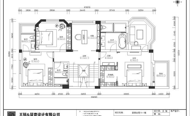 三层平面布置图