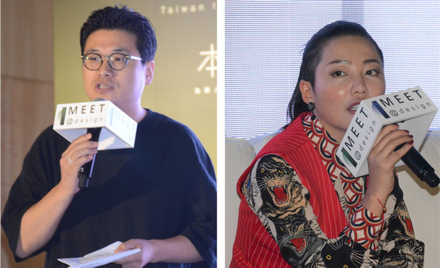▲左起
论坛主持人：台湾室内设计周内地营运长 朱谦知；论坛嘉宾：深圳市梓晴空间设计有限公司创始人&总设计师 梓晴