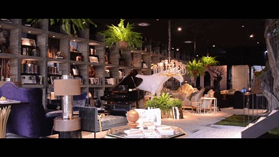 无论从乐乐书屋的户外还是室内，地面还是墙面，都能看到一些诗词，出自世界文学巨匠“但丁”和“莎士比亚”。