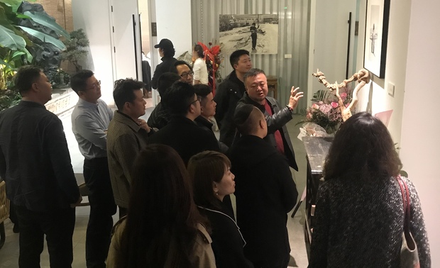 尚舍餐厅设计师李明老师做现场分享