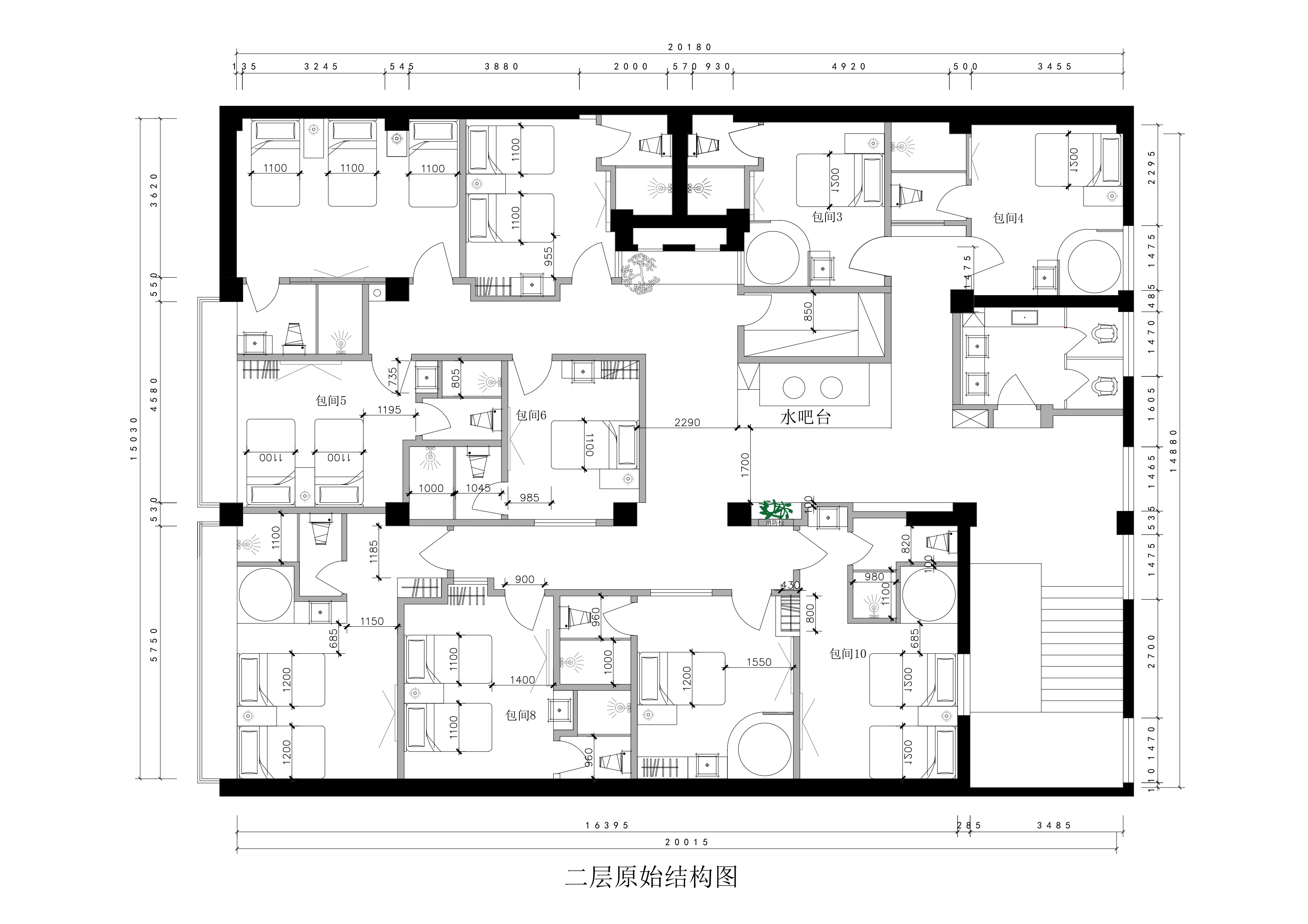 二层平面方案