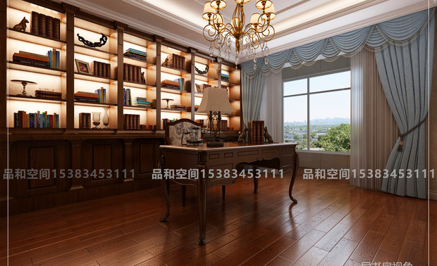 一层书房视角