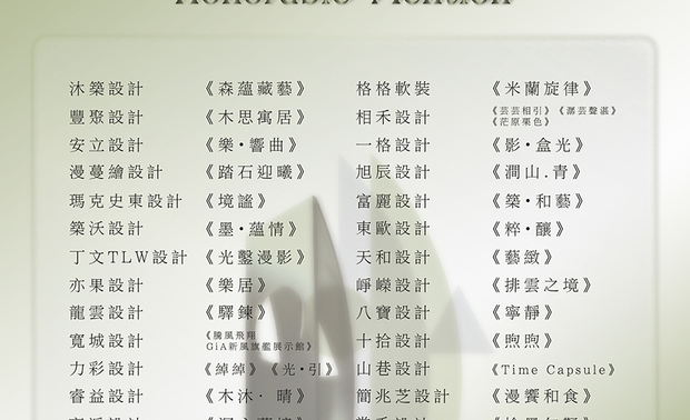 
本文由OPEN编辑部撰写

Honorable Mention

获奖者：沐筑设计、丰聚设计
作品：《森蕴藏艺》、《木思寓居》
