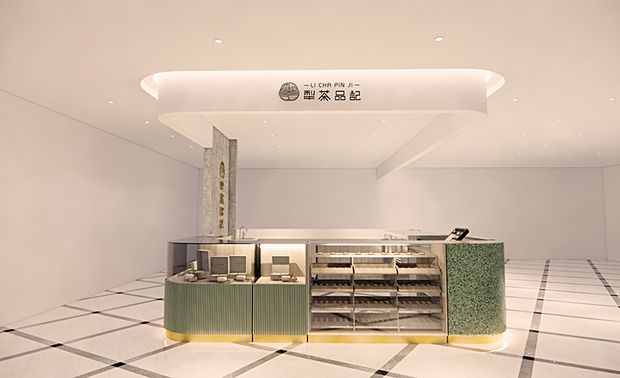 （图）泽序设计作品《犁茶品记》3D示意图，精巧柜位融合了母品牌历史和年轻人的创新活力。

「近年来，室内设计行业蓬勃发展，带来许多特色各异的商空风貌，但若是想持续在市场中保有竞争力，我想还是得以品牌形象为主。」被问及如何打造不易被淘汰的商业空间，张总监思考后结论，每个品牌都有自己的目标客群，有些行业三至五年就必须翻新场域，让消费者保有新鲜感，有些则形塑沉稳形象，将诉求与精神融进素材，无论何种类型，最重要的始终是企业本身期望展现给顾客的模样。
