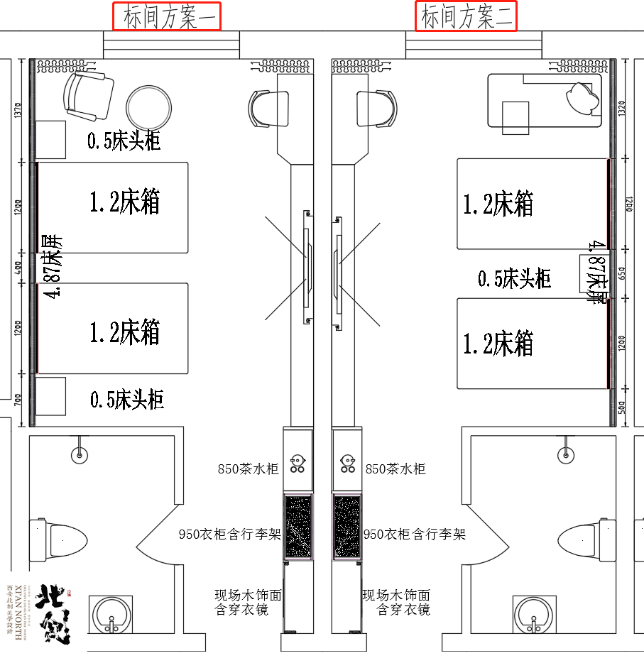 标间平面