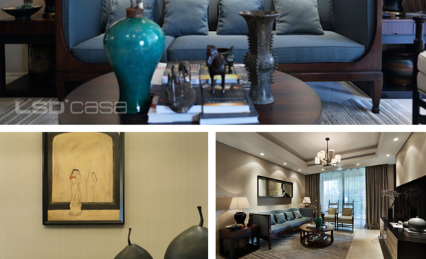 ▲LSDCASA作品-上海绿地海珀璞晖：“新禅意解读空间智慧”
