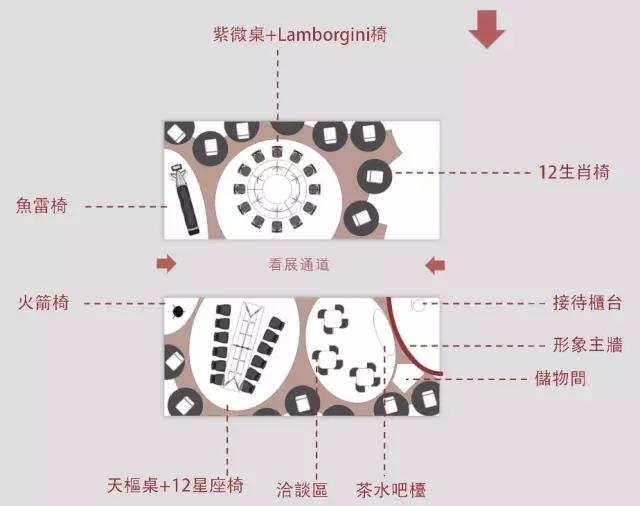 ▲展示空间平面图

