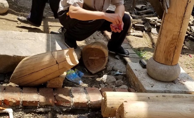 老房子上梁  老传统不忘
传统文化  儿时的记忆