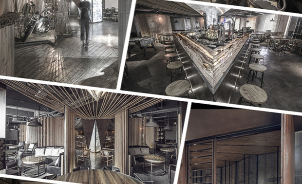 ▲凹凸餐吧Bump Restaurant&Bar——设计师：黄永才