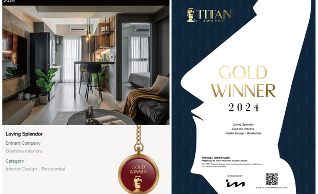 本文由OPEN编辑部撰写
TITAN Property Awards由历史悠久的国际奖项协会International Awards Associates(IAA)主办,以充满力量和坚实气息的摩艾石像为标志,旨在改善我们的日常生活,其为建筑、景观、室内设计、房地产等领域提供全面的发光舞台,每年吸引众多国际知名品牌与设计师,争相角逐辉煌荣誉。
2024年TITAN Property Awards共收到来自一百一十八个国家、超过十万份的参赛作品,并由逾两百位专业评审进行遴选,可称为最具影响力的国际奖项之一。
依循业主对居家细腻质感的期待,帝特设计 品牌总监 赵国豪、设计总监 杨翊 运用深灰艺术涂料与自然木纹交织空间表情,并以白色石纹美耐板、金属展示柜等材质层叠丰富视觉层次,以沉稳内敛的现代雅韵打造一方静谧温润的生活场域,令《柔熙》在2024 TITAN Property Awards脱颖而出,荣获「金奖」荣耀!