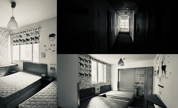 步入翡丽酒店，旅客将立刻被整面可变色的LED背景墙所吸引，一整面多彩可变的LED背景墙，它不仅为接待区注入了活力与俏皮，还巧妙地展示了重庆这座8D魔幻城市的独特韵味。