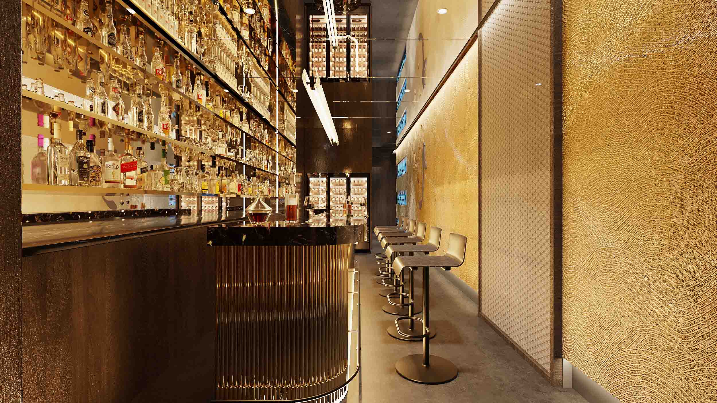 △酒吧区效果图